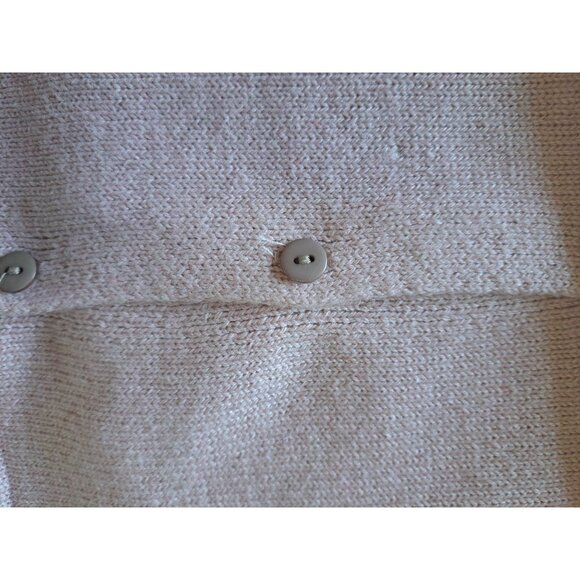 Belle Fare Pink Knit Poncho Fox Fur Collar & Cuffs Wool Blend Womens OS Luxury - Picture 9 of 11